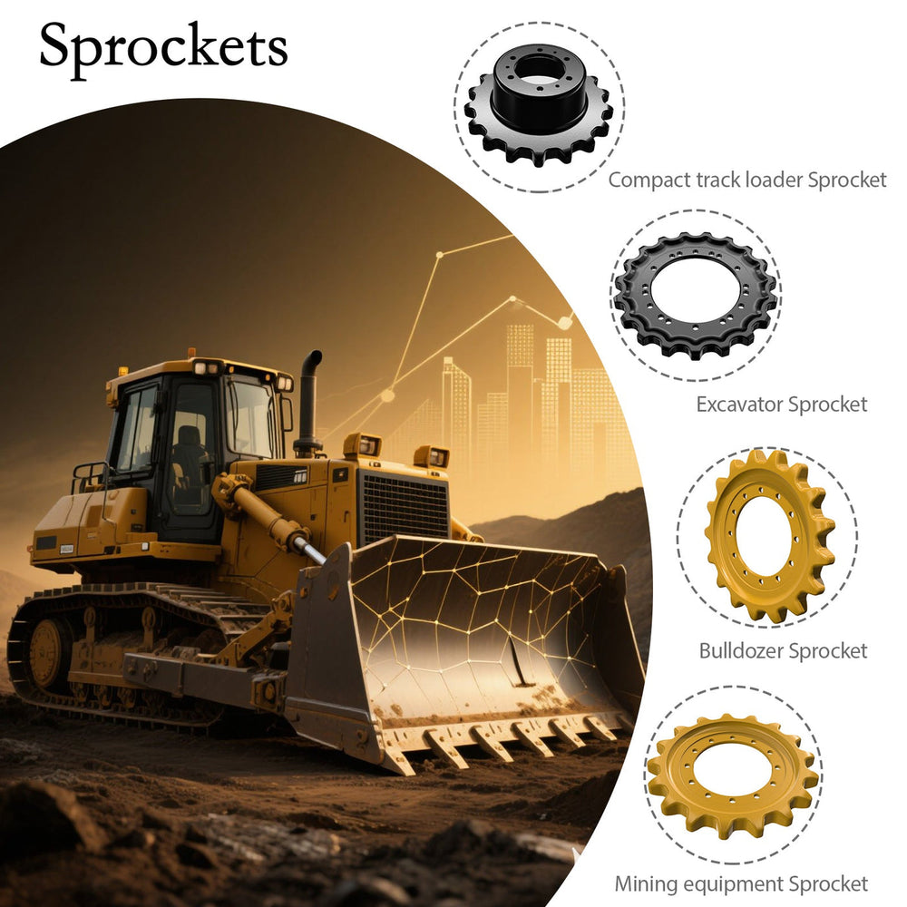 Weld On Sprocket Rim Replacement Without Alignment Errors in the Field