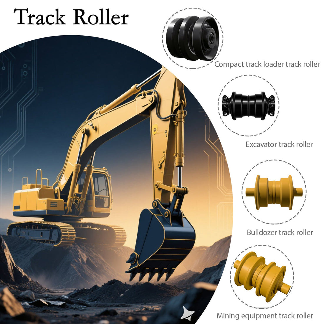 Why Heavy-Duty Track Rollers Fail So Fast on Blasted Rock